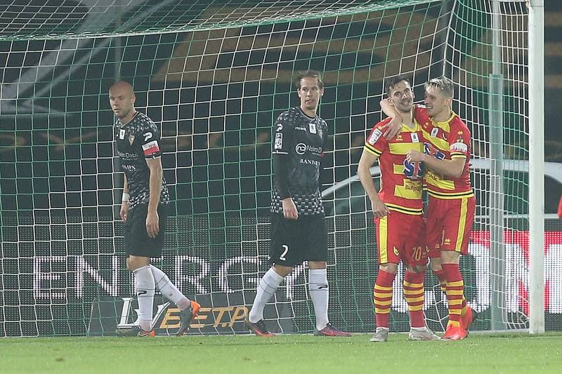 Football. Lotto Ekstraklasa. Zaglebie Sosnowiec - Jagiellonia Bialystok. 05.11.2018