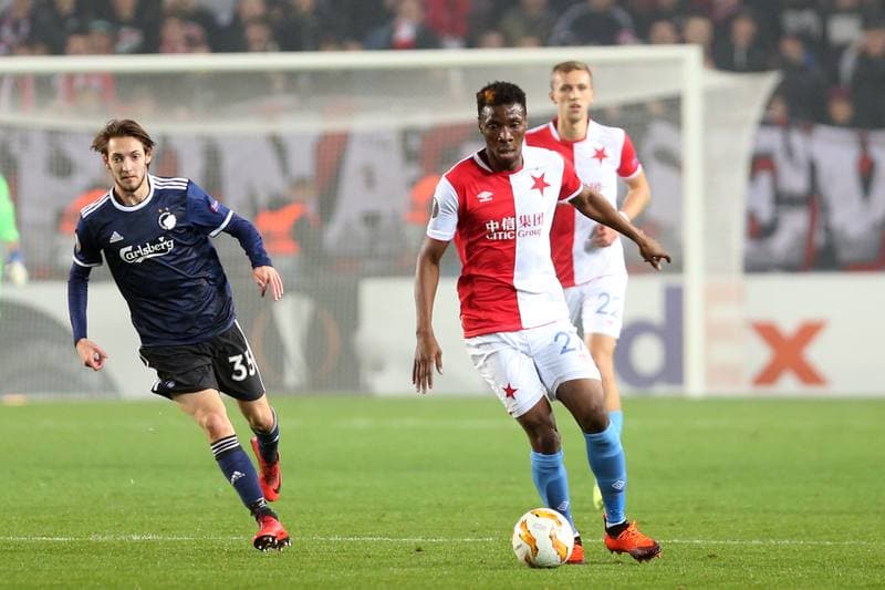 Football. UEFA Europa League. Slavia Prague - FC Copenhagen. 08.11.2018