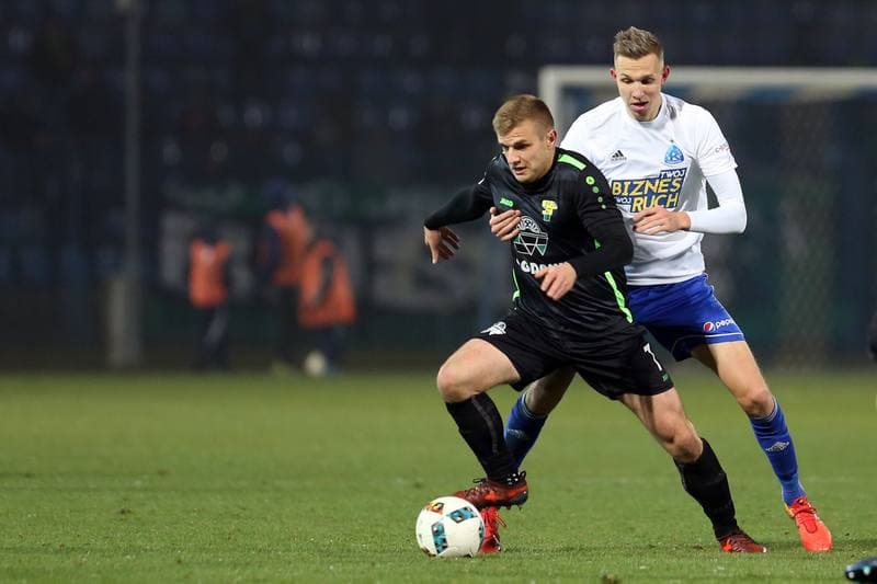 Football. II Liga. Ruch Chorzow - Gornik Leczna. 01.12.2018