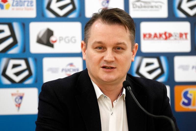 Football. Gornik Zabrze. Press Conference. 13.12.2018