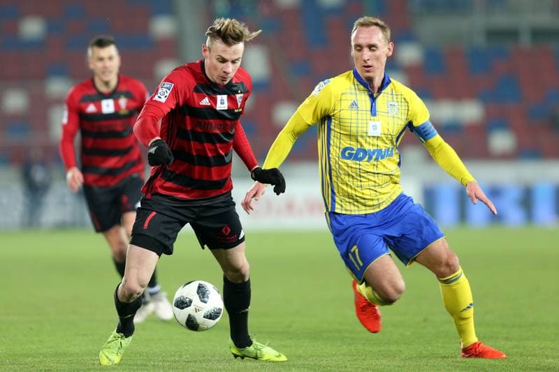 Football. Lotto Ekstraklasa. Gornik Zabrze - Arka Gdynia. 15.12.2018