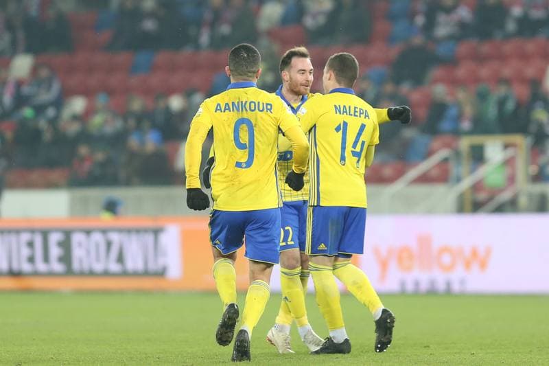 Football. Lotto Ekstraklasa. Gornik Zabrze - Arka Gdynia. 15.12.2018
