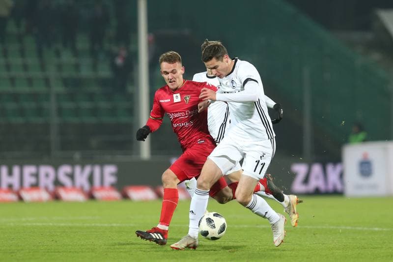 Football. Lotto Ekstraklasa. Zaglebie Sosnowiec - Legia Warsaw. 20.12.2018
