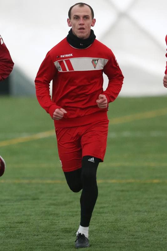 Football. Zaglebie Sosnowiec. Training. 08.01.2019