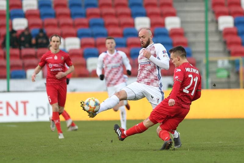 Football. Lotto Ekstraklasa. Gornik Zabrze - Zaglebie Sosnowiec. 23.02.2019