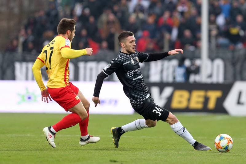 Football. Lotto Ekstraklasa. Zaglebie Sosnowiec - Korona Kielce. 02.03.2019