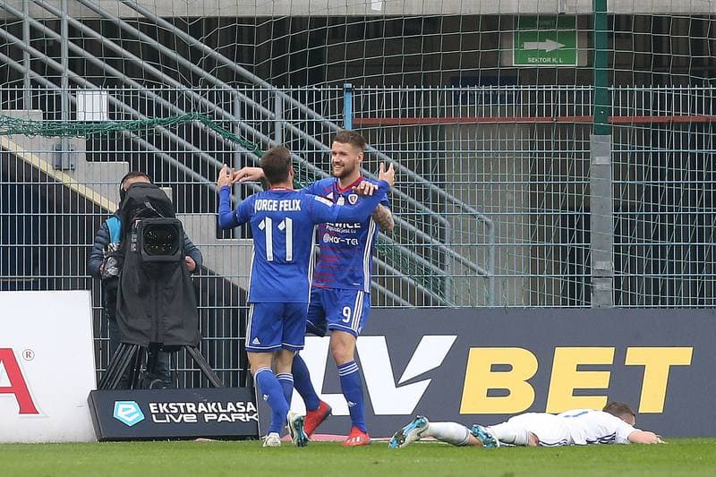 Football. Lotto Ekstraklasa. Piast Gliwice - Wisla Plock. 03.04.2019