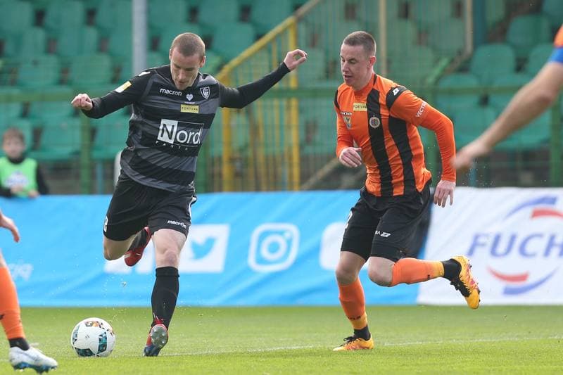 Football. Fortuna I Liga. GKS Katowice - Chrobry Glogow. 07.04.2019
