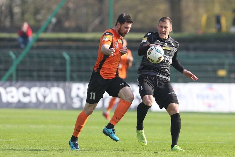 Football. Fortuna I Liga. GKS Katowice - Chrobry Glogow. 07.04.2019