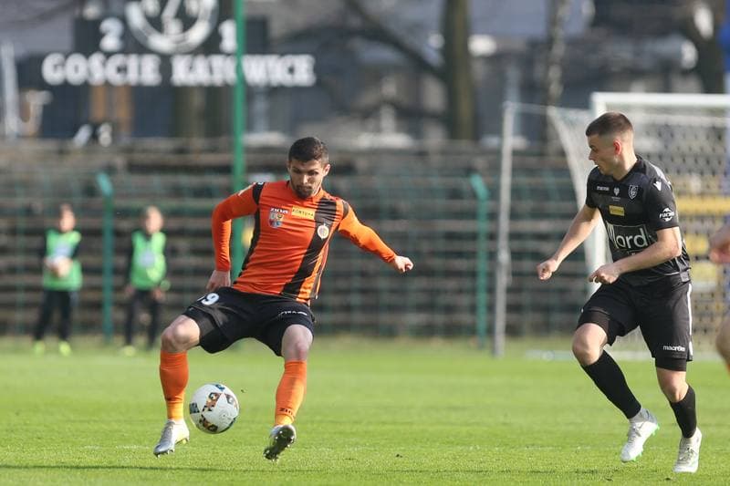Football. Fortuna I Liga. GKS Katowice - Chrobry Glogow. 07.04.2019