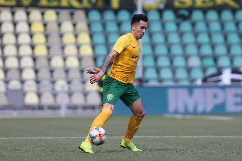 Football. Fortuna Liga. MSK Zilina - Slovan Bratislava. 14.04.2019