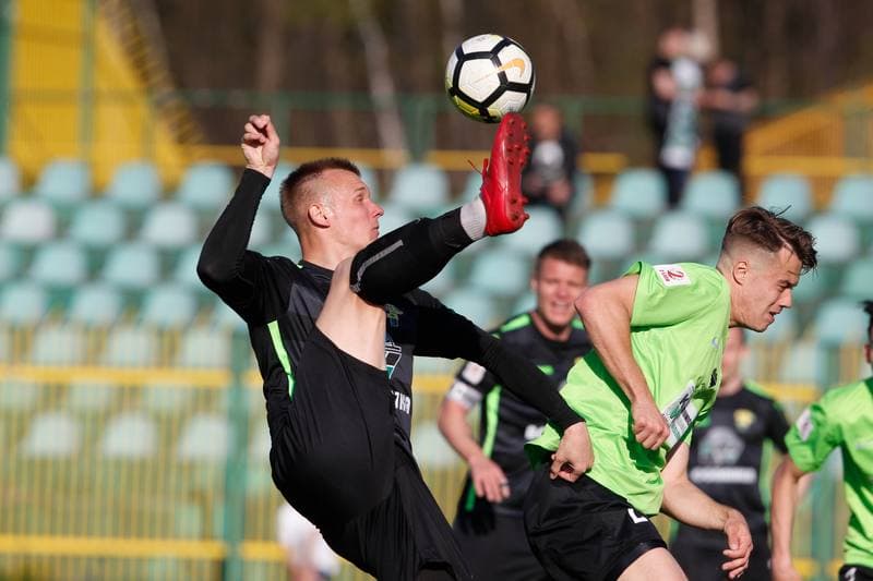 Football. II Liga. Rozwoj Katowice - Gornik Leczna. 18.04.2019