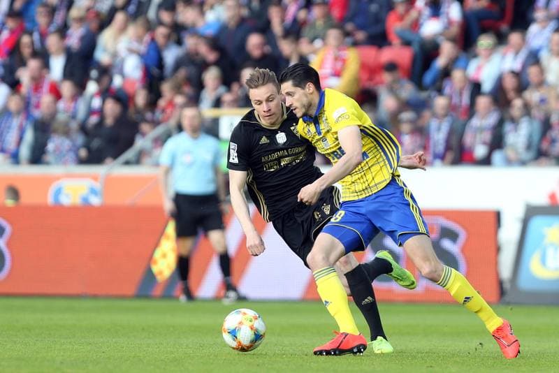 Football. Lotto Ekstraklasa. Gornik Zabrze - Arka Gdynia. 22.04.2019