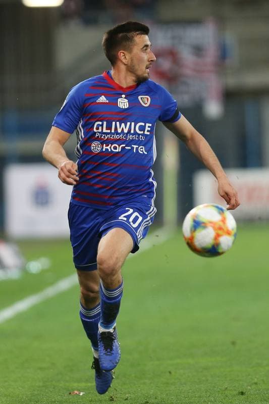 Football. Lotto Ekstraklasa. Piast Gliwice - Cracovia Krakow. 26.04.2019