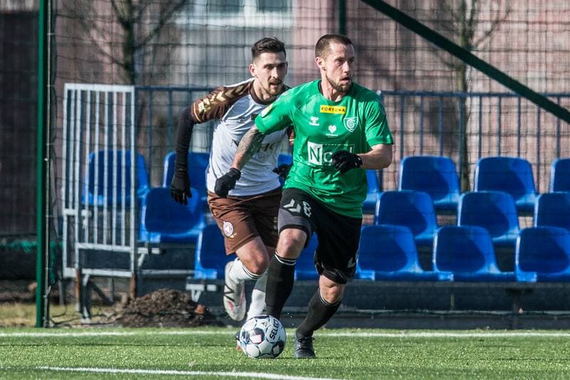 Football. Sparing. GKS Katowice - Garbarnia Krakow. 12.02.2022