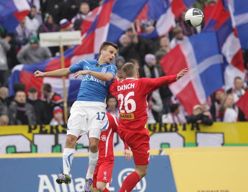 Football. T-Mobile Ekstraklasa. Gornik Zabrze - Lech Poznan. 10.03.2013