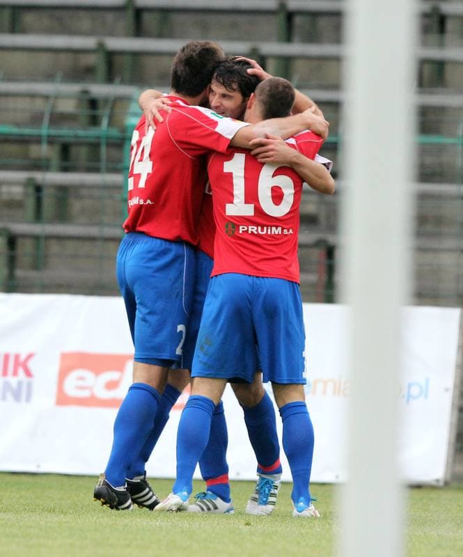 Football. I liga. GKS Katowice - Piast Gliwice. 23.10.2011