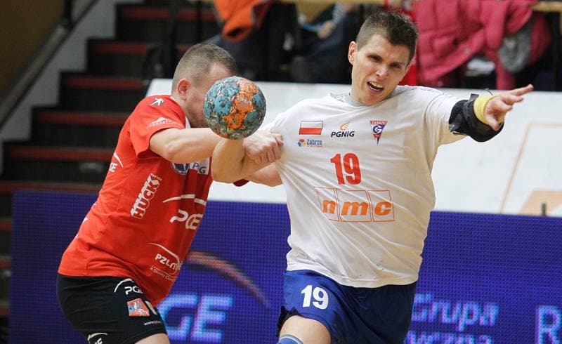 Handball. PGNiG Superliga. Gornik Zabrze - Stal Mielec. 12.02.2014