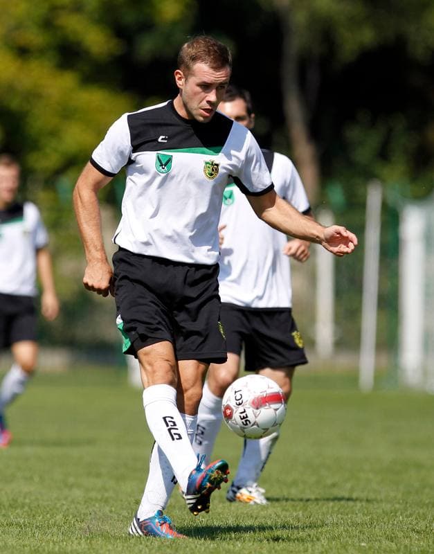 Football. III Liga Opolsko - Slaska. Grunwald Ruda Slaska - GKS Jastrzebie. 09.08.2014