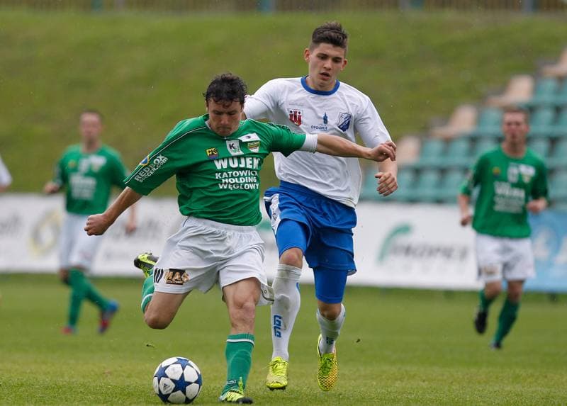 Football. II Liga. Rozwoj Katowice - MKS Kluczbork. 31.08.2014