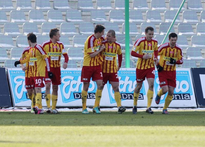 Football. T-mobile Ekstraklasa. Korona Kielce - Ruch Chorzow. 16.03.2013