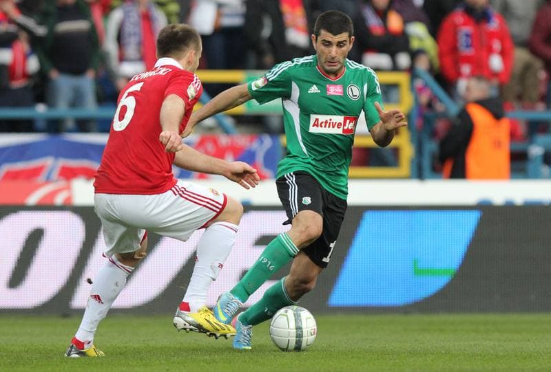 Football. T-mobile Ekstraklasa. Wisla Krakow - Legia Warsaw. 13.04.2013