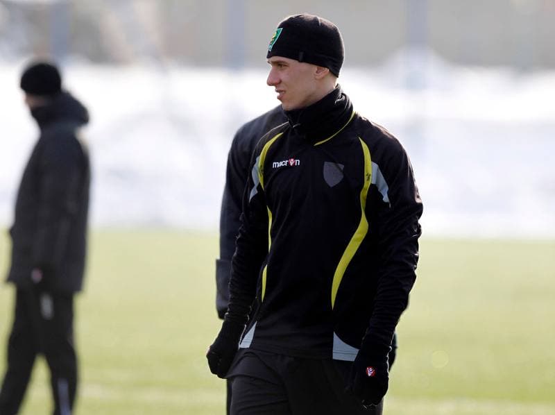 Football. GKS Katowice. Training. 07.08.2014