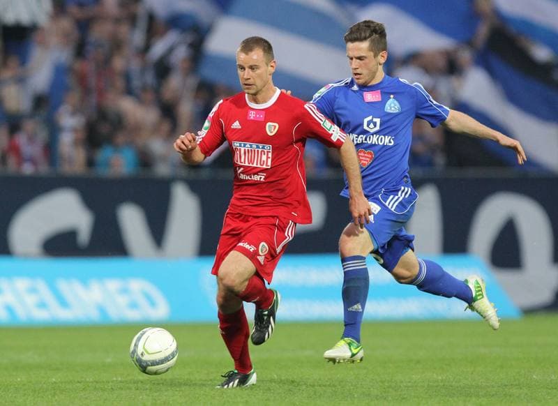 Football. T-Mobile Ekstraklasa. Ruch Chorzow - Piast Gliwice. 06.05.2013