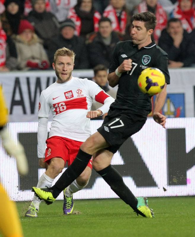 Football. International Friendly. Poland - Ireland. 19.11.2013