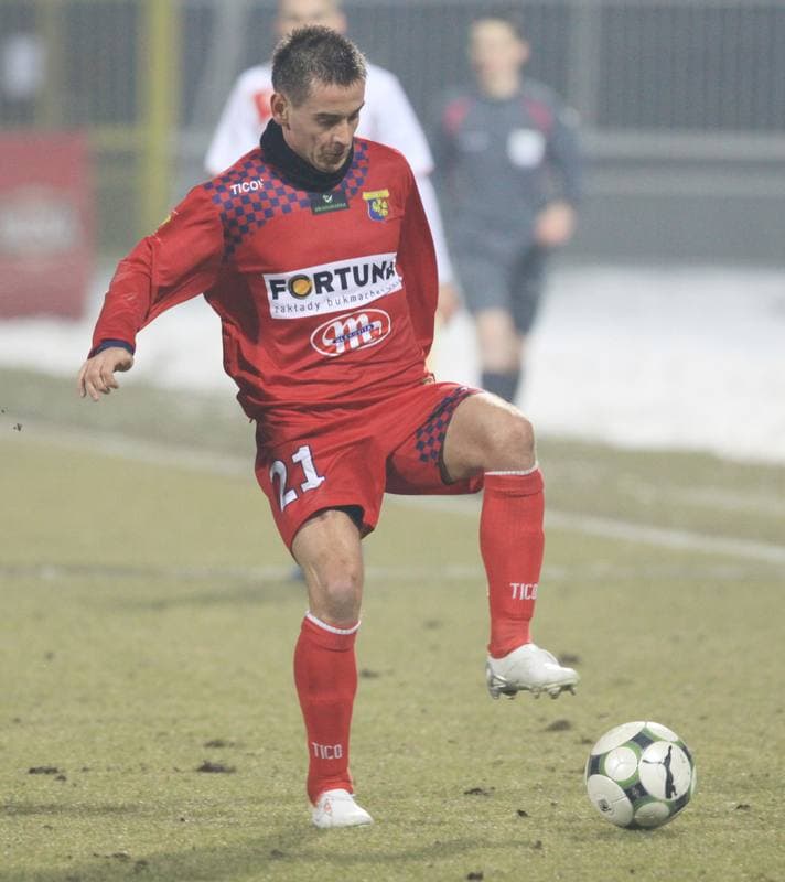 Football. Ekstraklasa. Odra Wodzislaw - Piast Gliwice. 12.03.2010