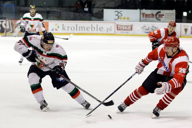 Ice Hockey. Polska Hokej Liga. GKS Tychy - Comarch Cracovia Krakow. 26.01.2016