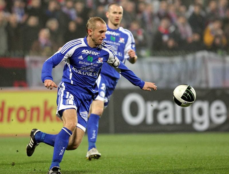 Football. Puchar Polski. Podbeskidzie Bielsko-Biala - Wisla Krakow. 16.03.2011