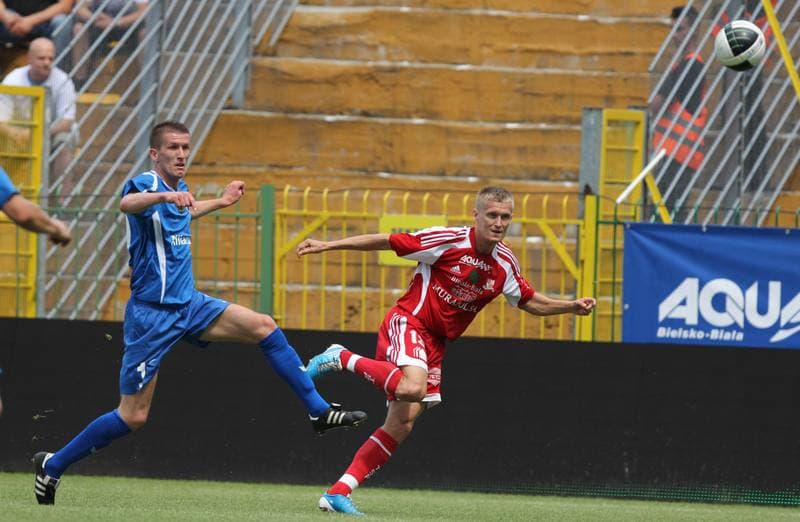 Football. Sparing. Podbeskidzie Bielsko-Biala - Gornik Zabrze. 04.06.2011