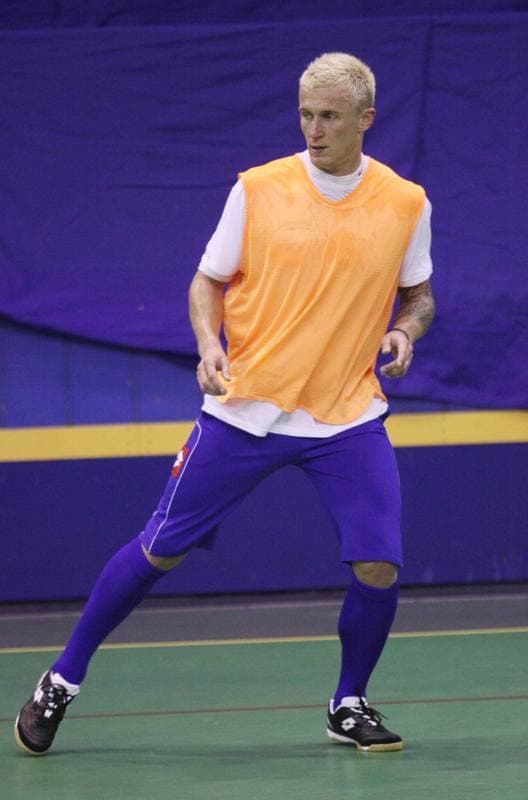 Football. Ruch Chorzow. Training. 10.01.2011