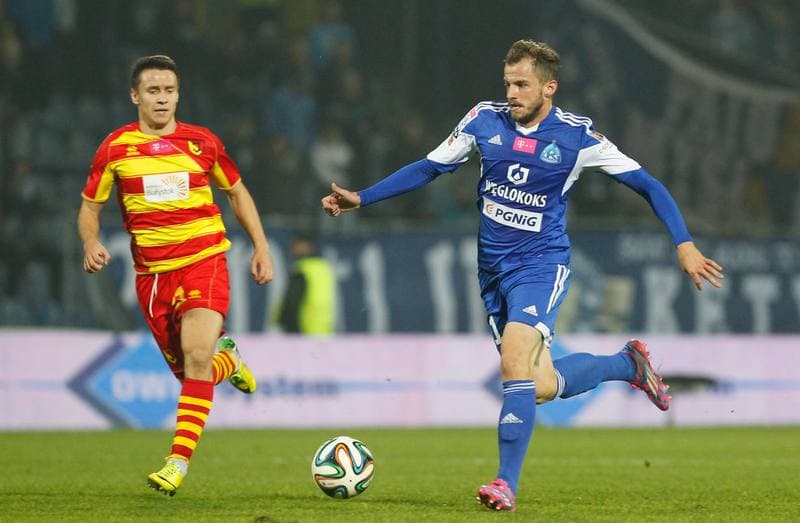 Football. T-Mobile Ekstraklasa. Ruch Chorzow - Jagiellonia Bialystok. 09.11.2014