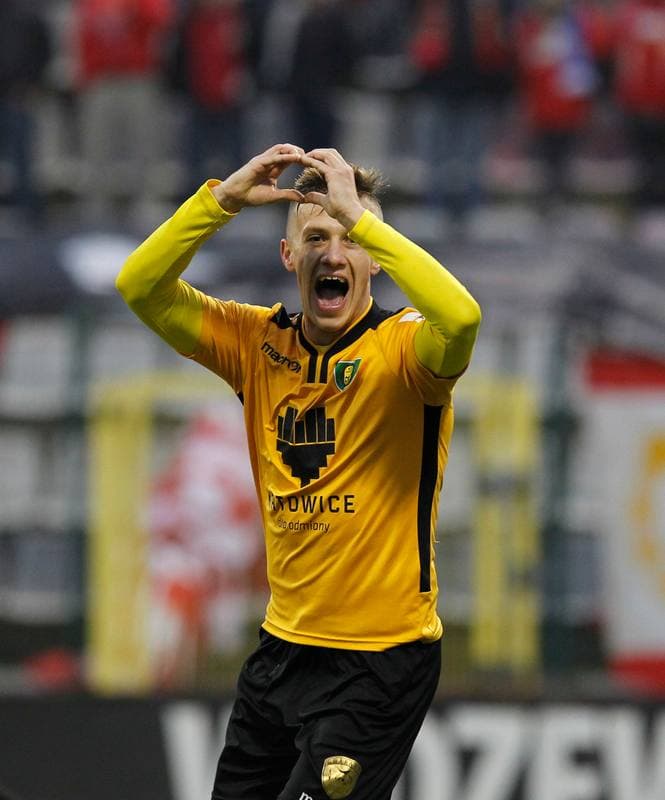 Football. I Liga. Widzew Lodz - GKS Katowice. 22.11.2014