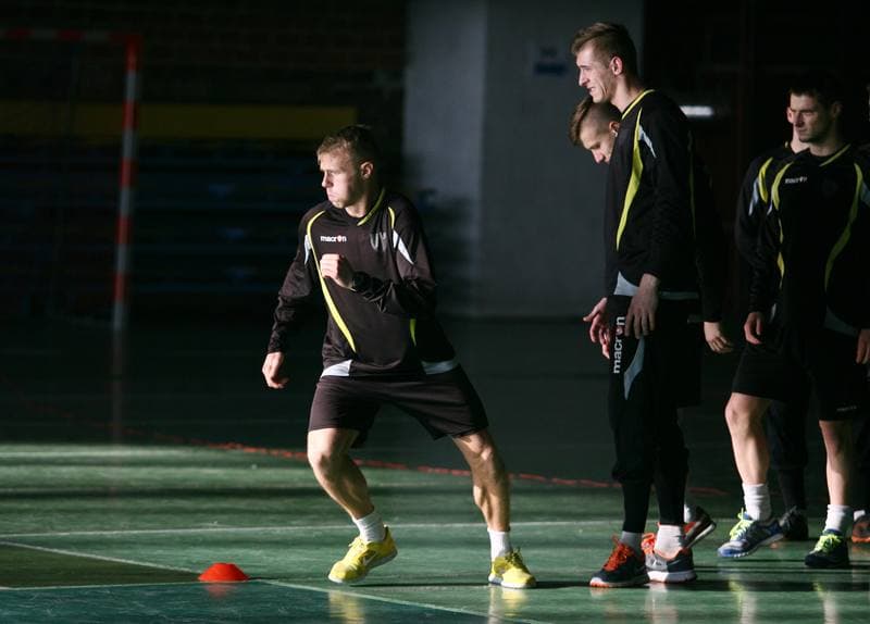 Football. GKS Katowice. Training. 07.08.2014