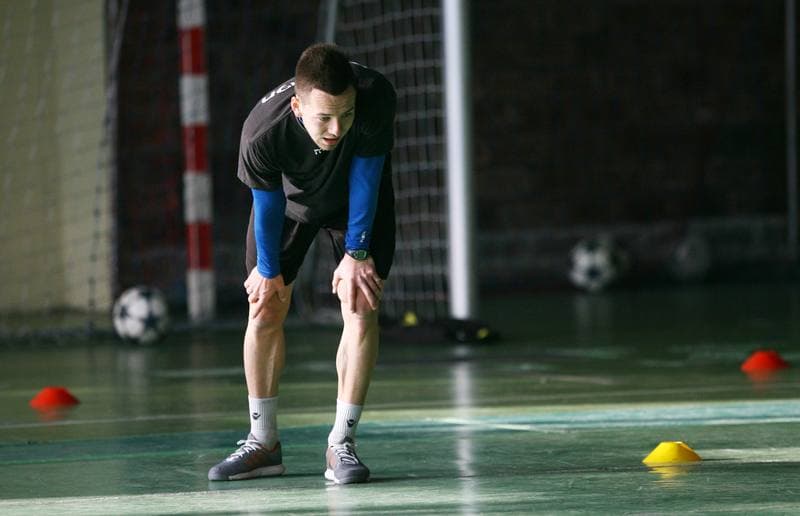 Football. GKS Katowice. Training. 07.08.2014