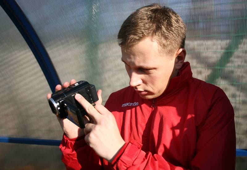 Football. GKS Katowice. Training. 16.01.2015
