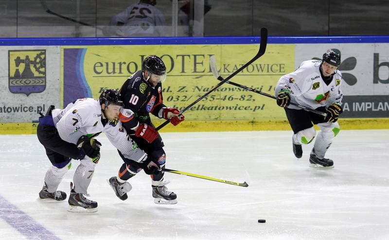 Ice Hockey. Polska Hokej Liga. Naprzod Janow - Ciarko KH Sanok. 14.12.2014