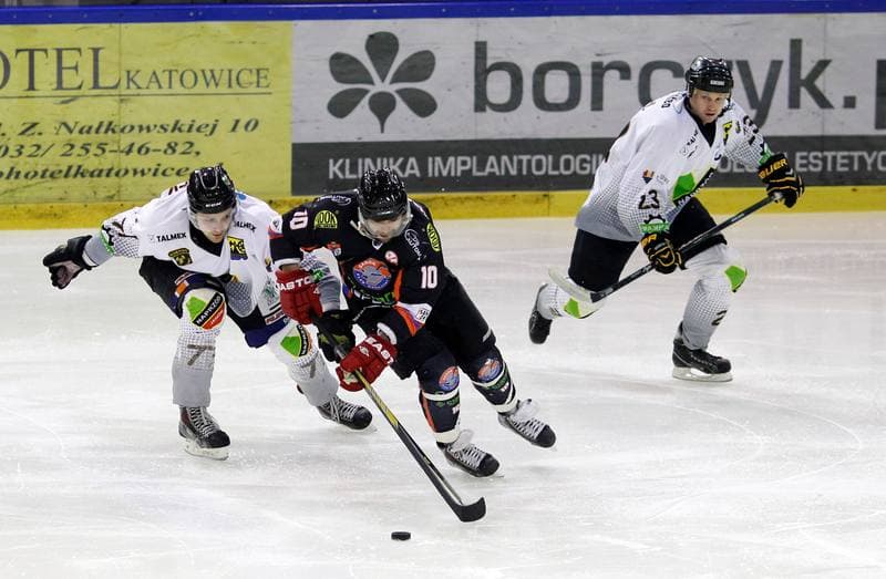 Ice Hockey. Polska Hokej Liga. Naprzod Janow - Ciarko KH Sanok. 14.12.2014