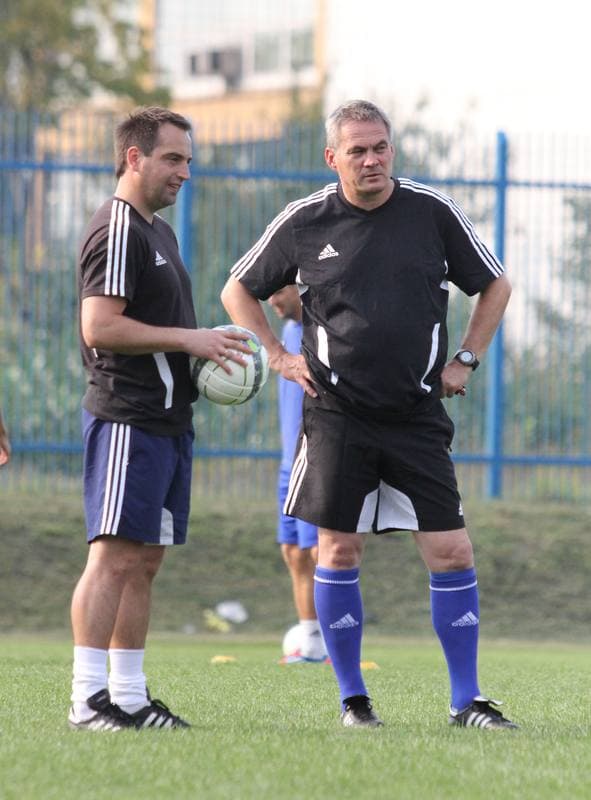 Football. Ruch Chorzow. Training. 10.01.2011