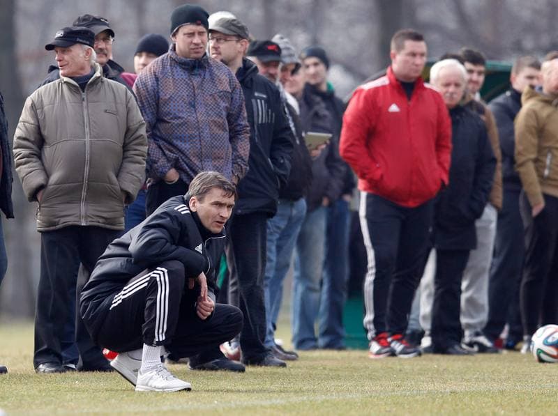 Football. Friendly Match. GKS Katowice - Nadwislana Gora. 28.02.2015