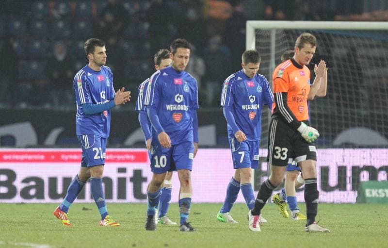 Football. T-Mobile Ekstraklasa. Ruch Chorzow - Lech Poznan. 24.02.2013