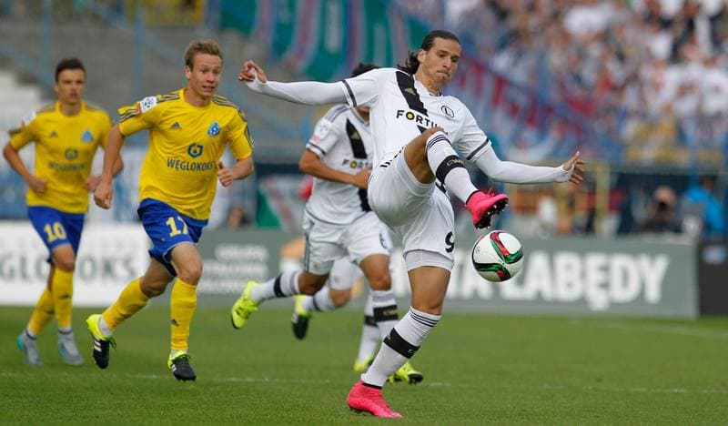 Football. T-Mobile Ekstraklasa. Ruch Chorzow - Legia Warsaw. 24.04.2015