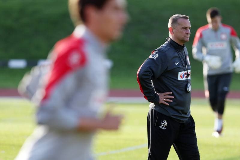 Football. Poland U19. Training. 02.10.2017