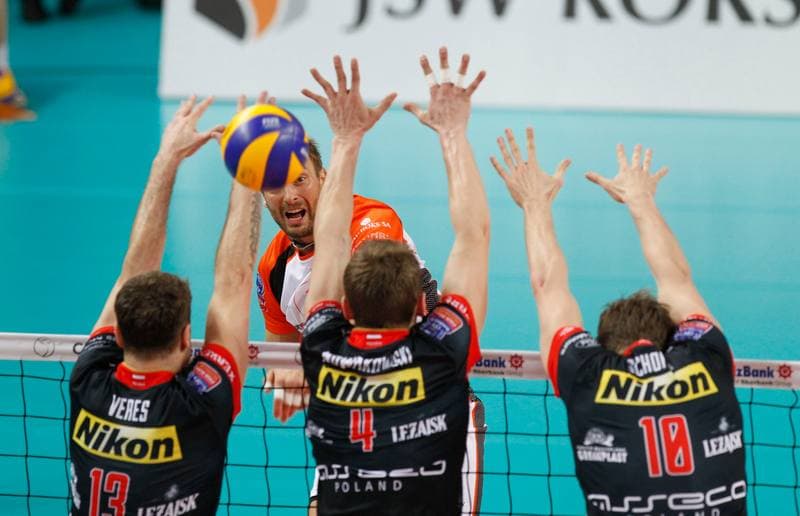 Volleyball. CEV Champions League. Jastrzebski Wegiel - Asseco Resovia Rzeszow. 05.02.2014