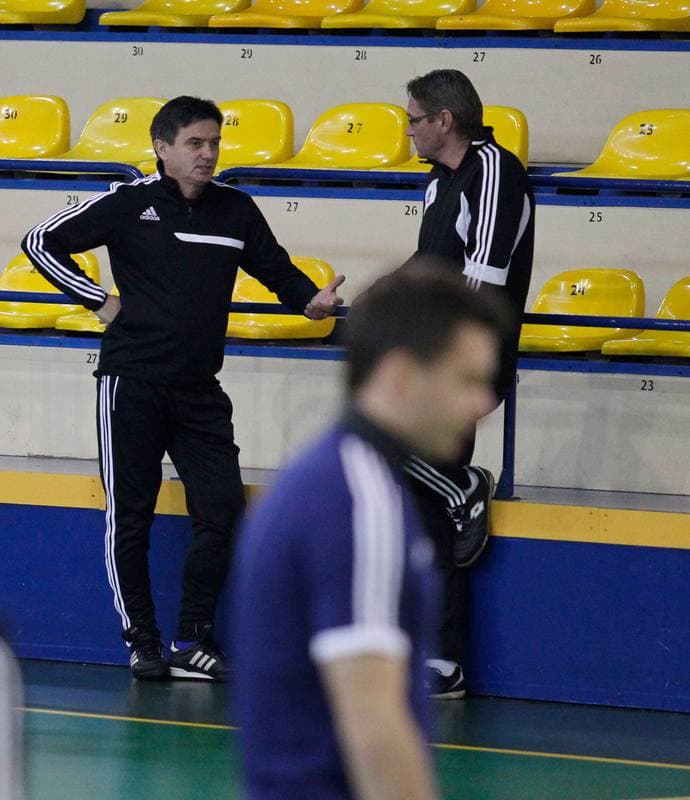 Football. Ruch Chorzow. Training. 05.01.2015
