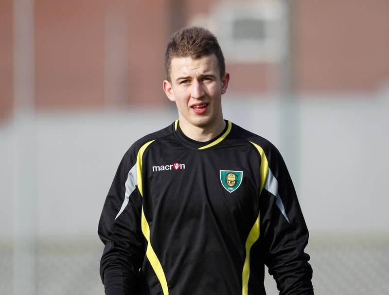 Football. GKS Katowice. Training. 15.01.2015