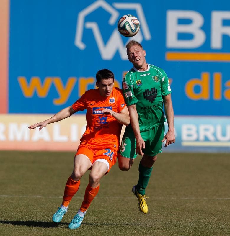 Football. I Liga. Termalica Bruk Bet Nieciecza - GKS Katowice. 08.03.2015